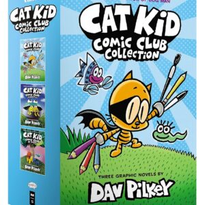 The Cat Kid Comic Club Collection: From the Creator of Dog Man (Cat Kid Comic Club #1-3 Boxed Set) Hardcover – November 29, 2022